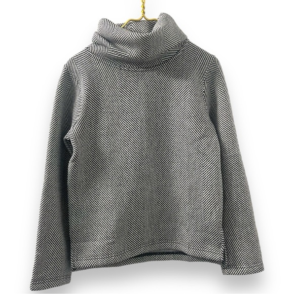J.Crew Long Sleeve Grey Funnelneck Pull Over Sweatshirt/ Sweater - Picture 2 of 3